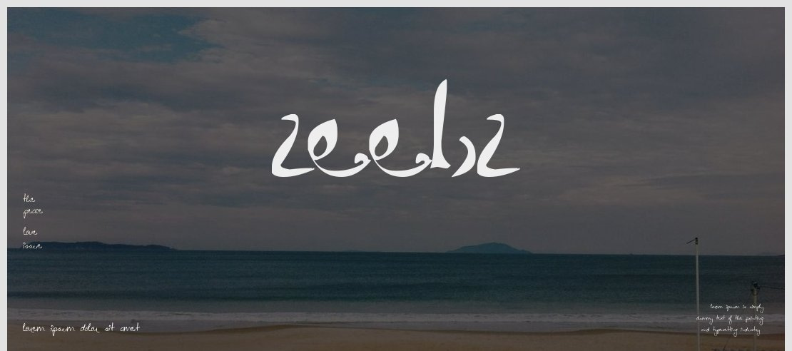 Zeebz Font