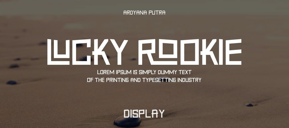 LuckyRookie Font