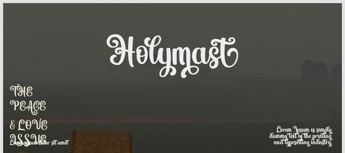 Holymast Font