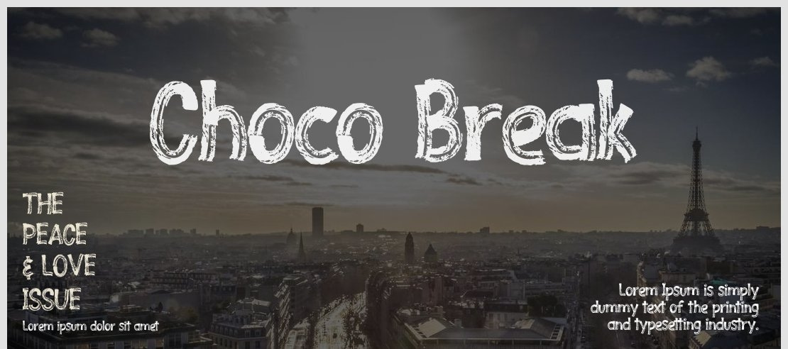 Choco Break Font