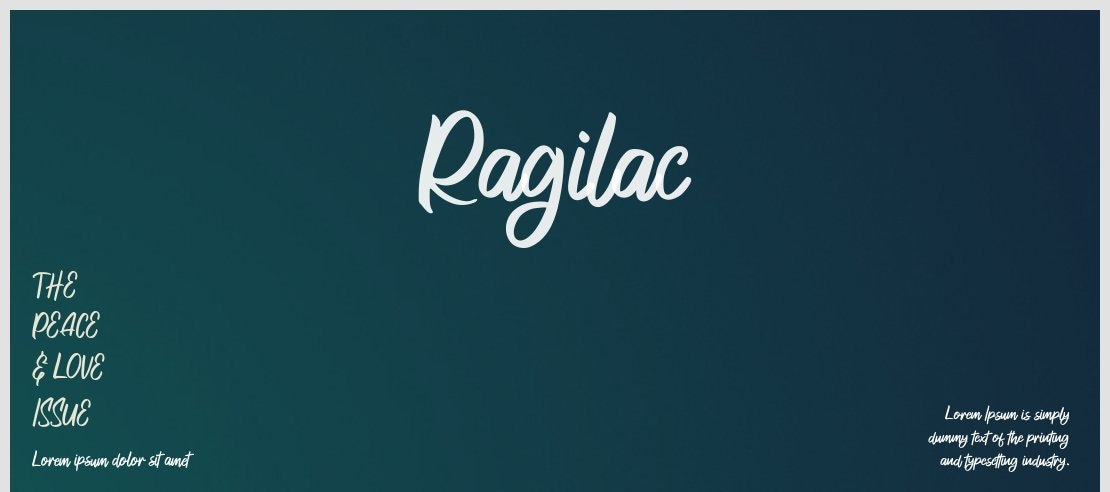 Ragilac Font