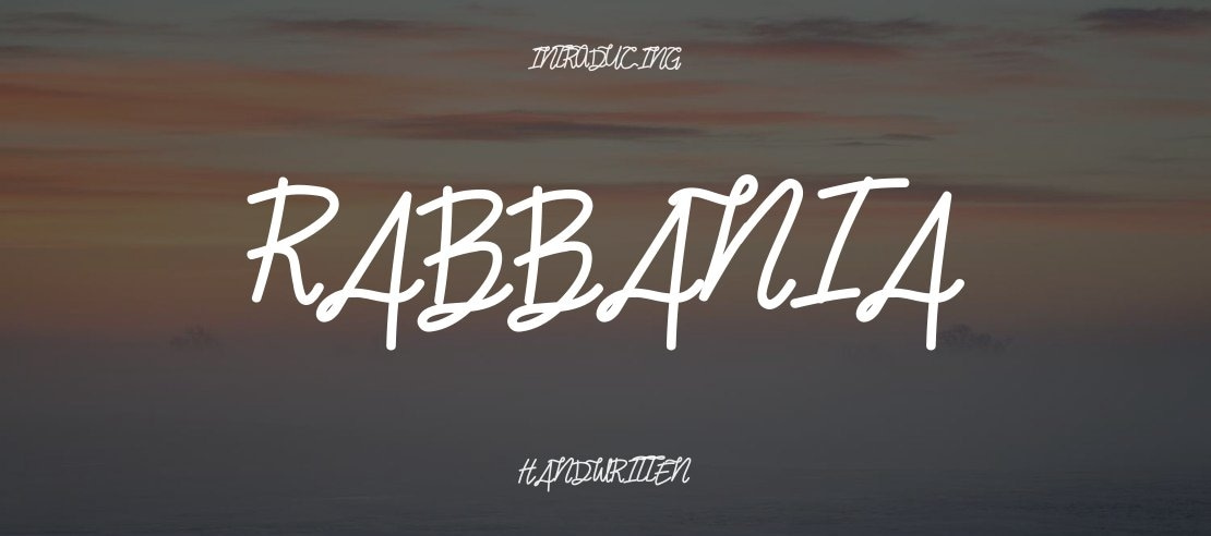 Rabbania Font