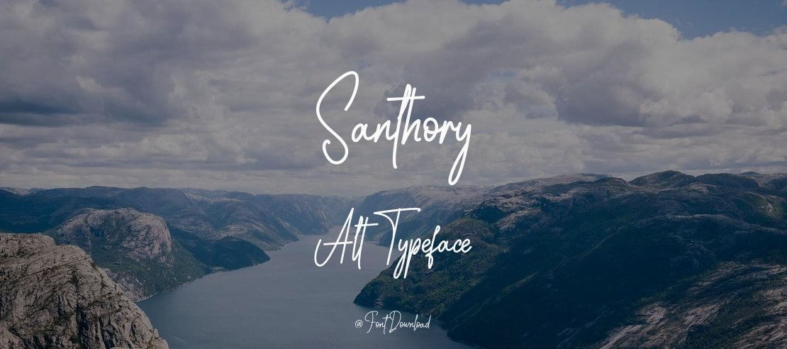Santhory Alt Font Family