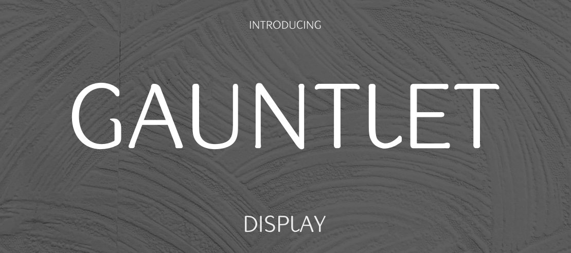 Gauntlet Font Family