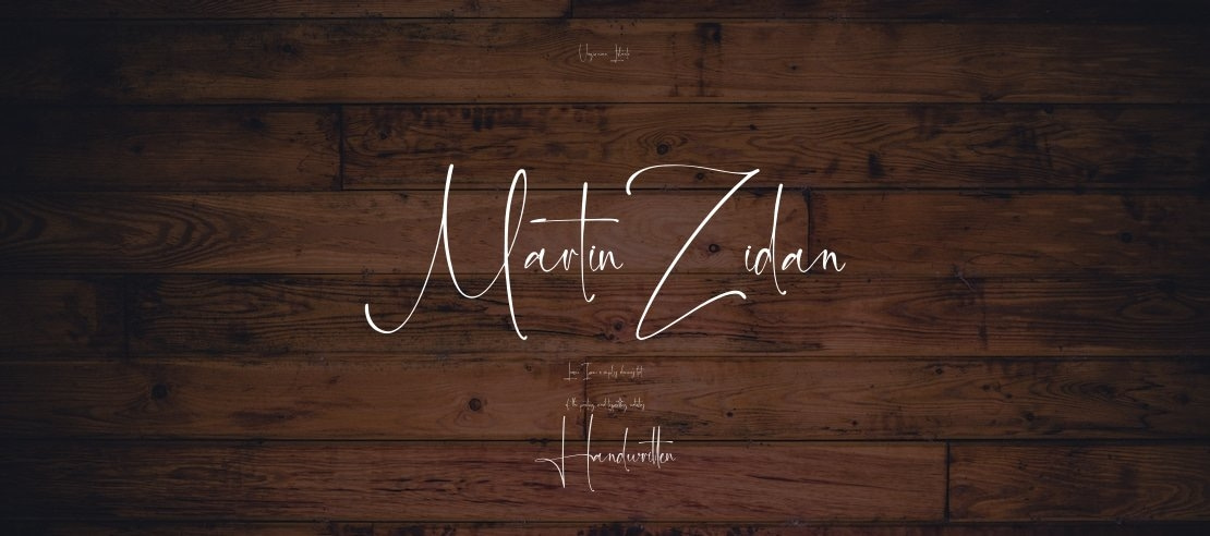 Martin Zidan Font