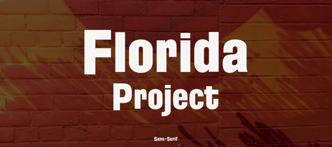 Florida Project Font Family