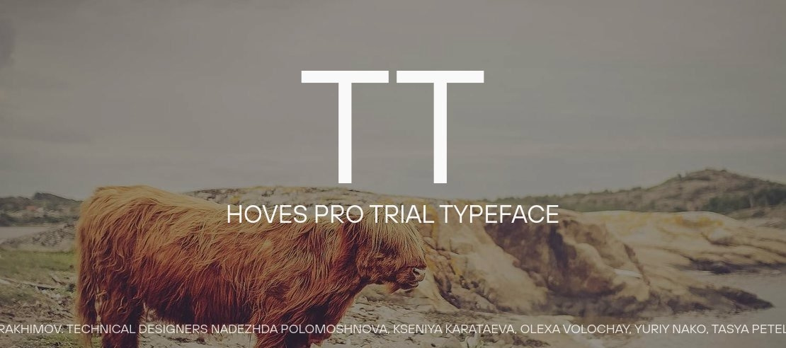 TT Hoves Pro Trial Font Family