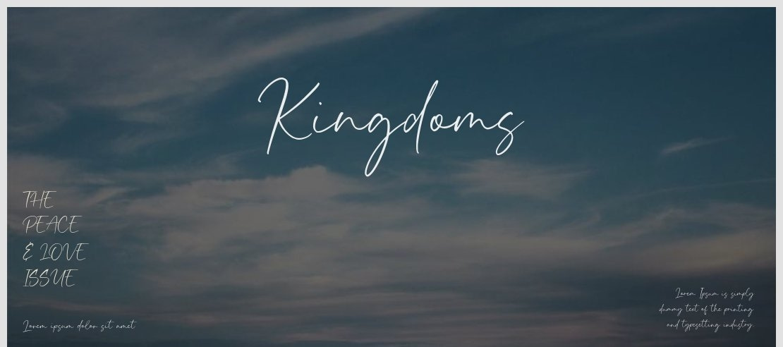 Kingdoms Font