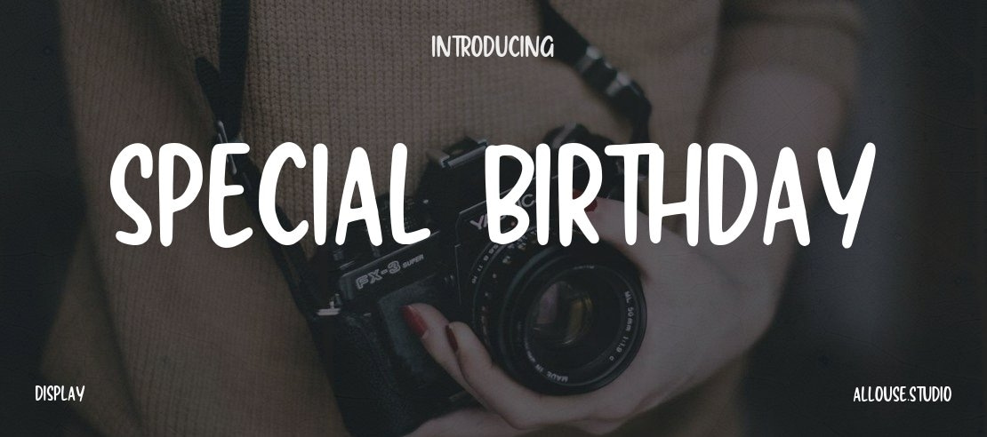 Special Birthday Font