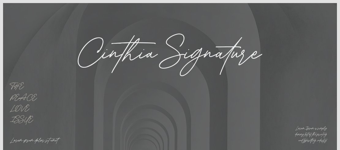 Cinthia Signature Font