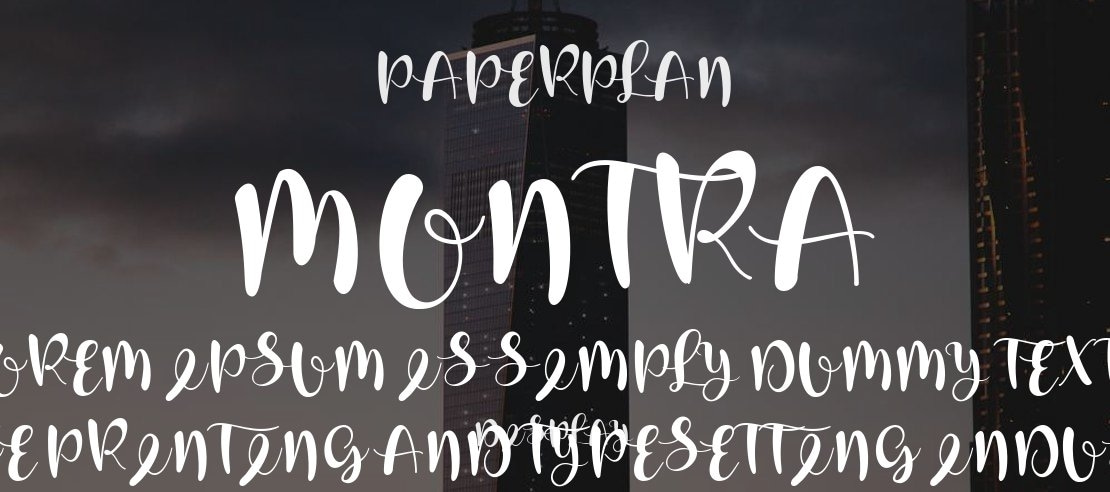 Montra Font
