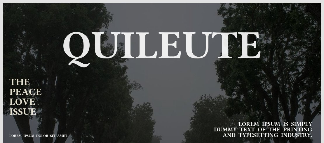 Quileute Font