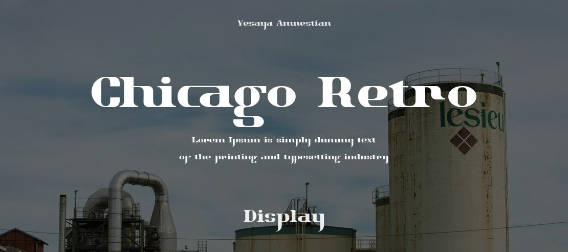 Chicago Retro Font