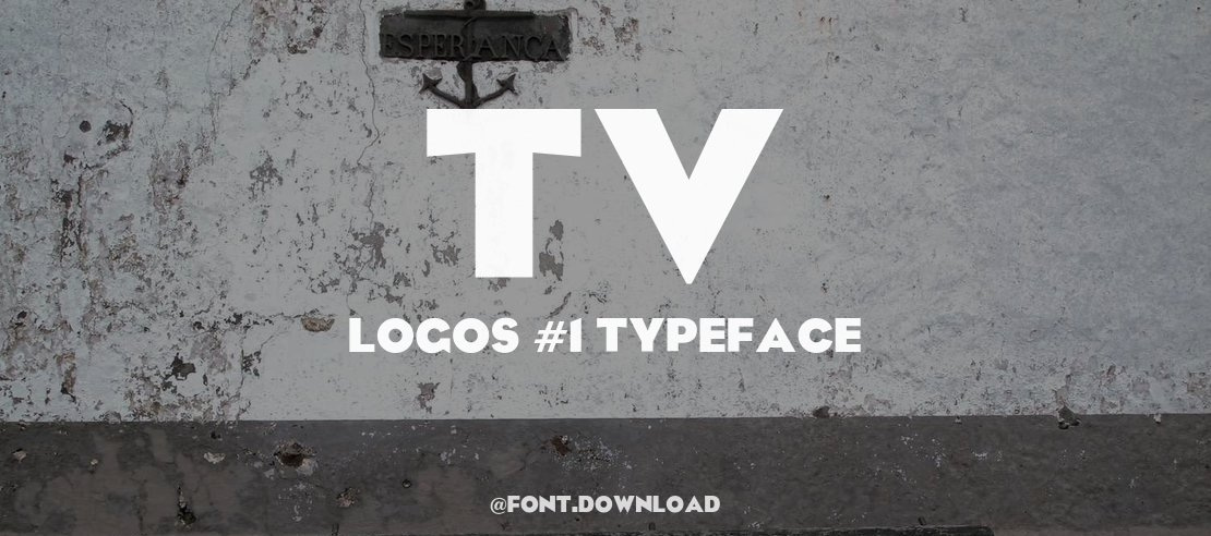TV Logos #1 Font Family