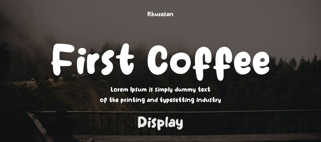 First Coffee Font