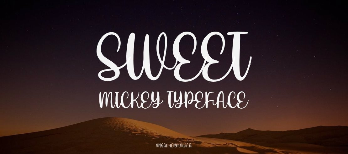 Sweet Mickey Font