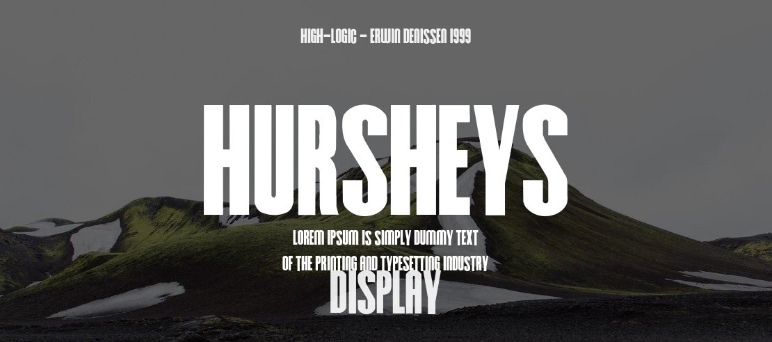 Hursheys Font