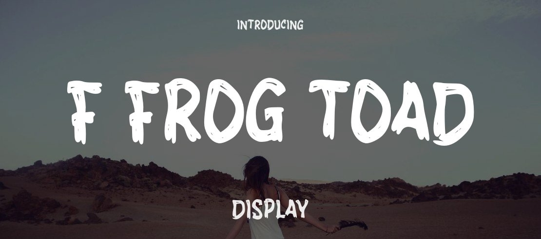 f Frog Toad Font