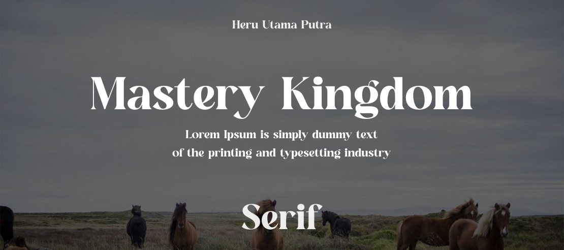 Mastery Kingdom Font