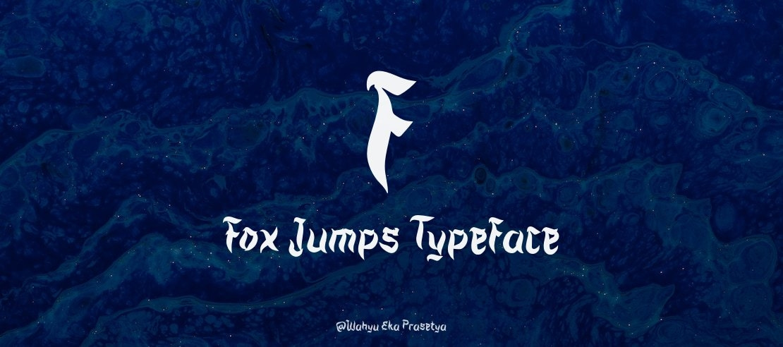 f Fox Jumps Font