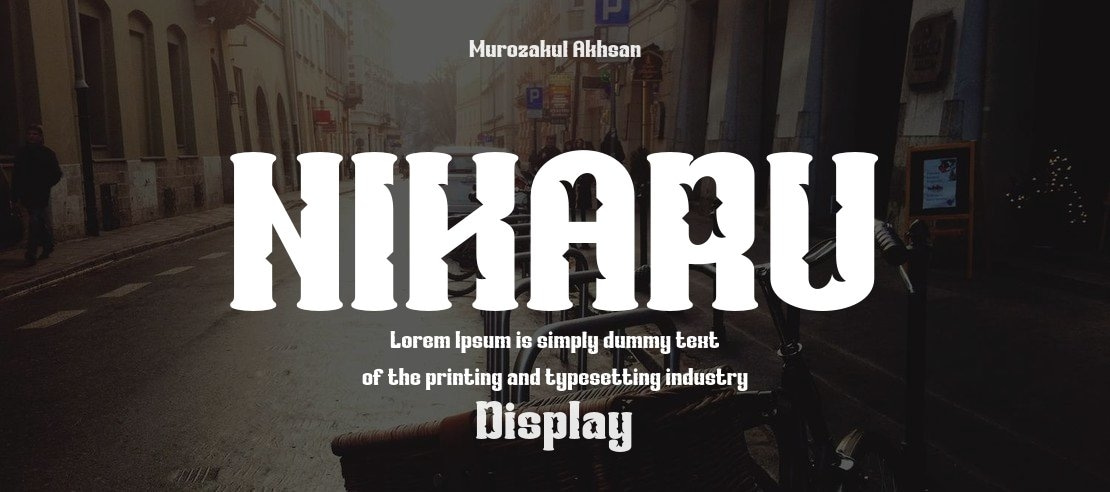 NIKARU Font