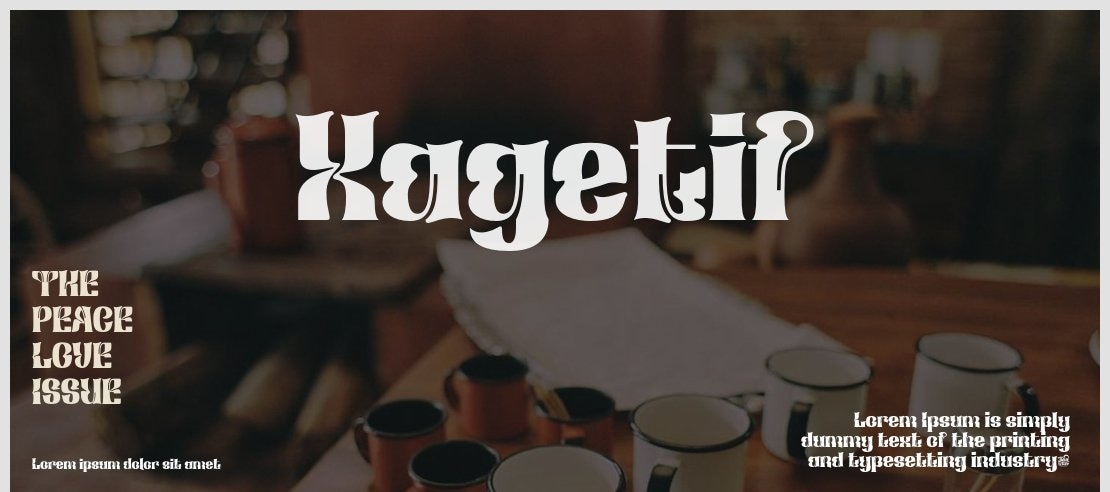 Xagetif Font