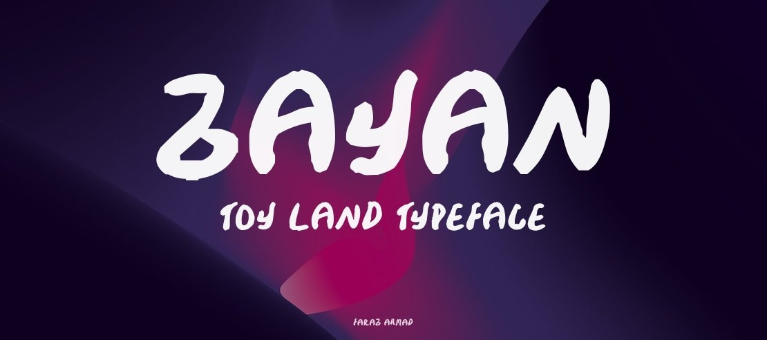 Zayan Toy Land Font