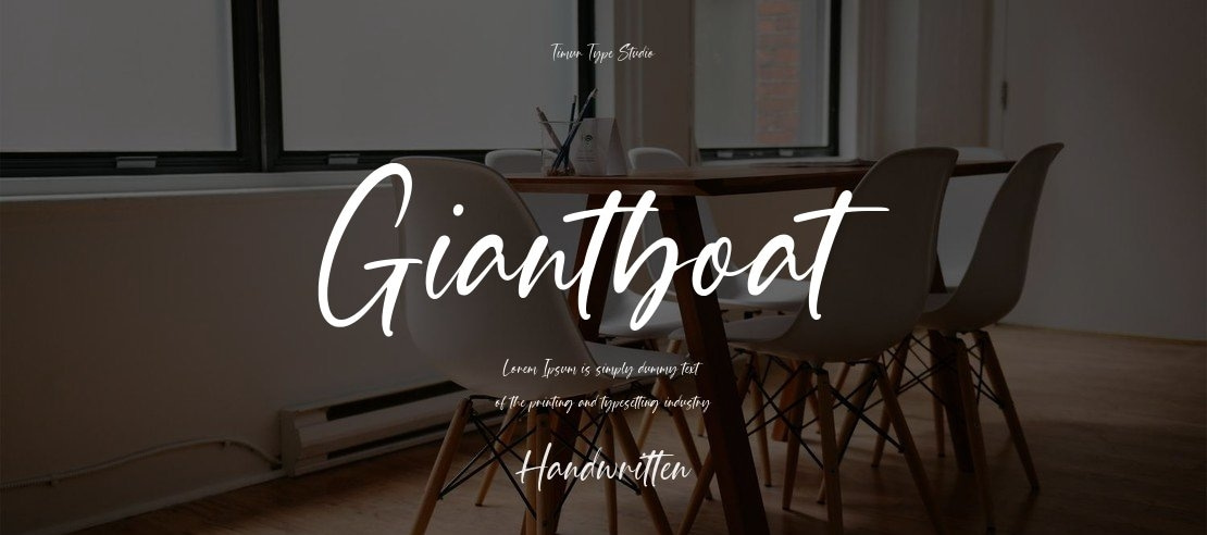 Giantboat Font