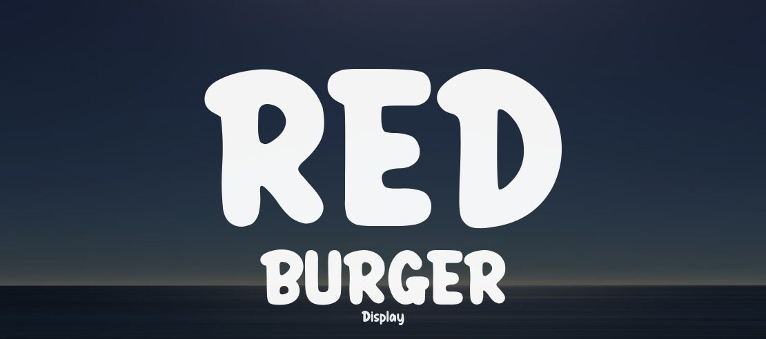 RED BURGER Font
