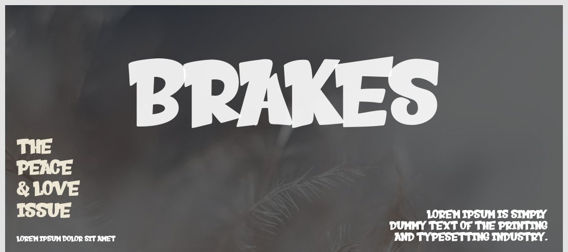 Brakes Font