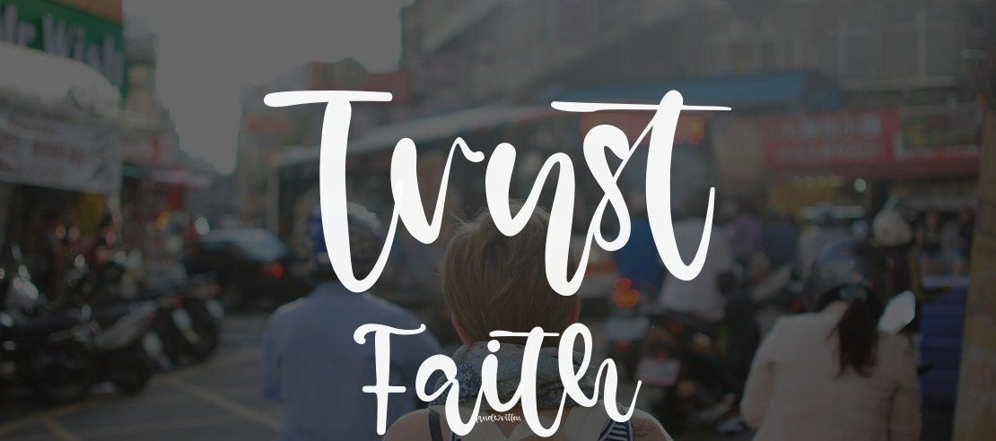 Trust Faith Font