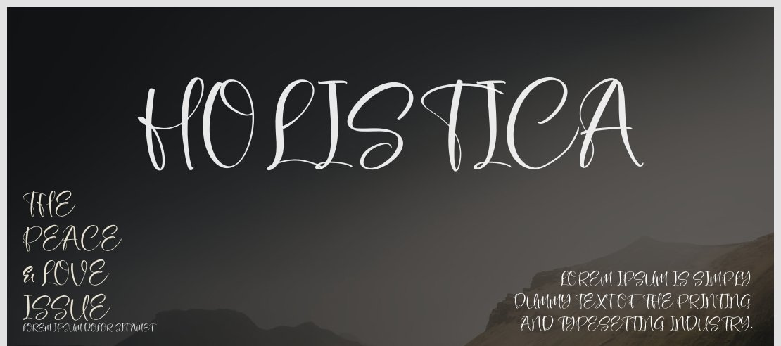 Holistica Font Family