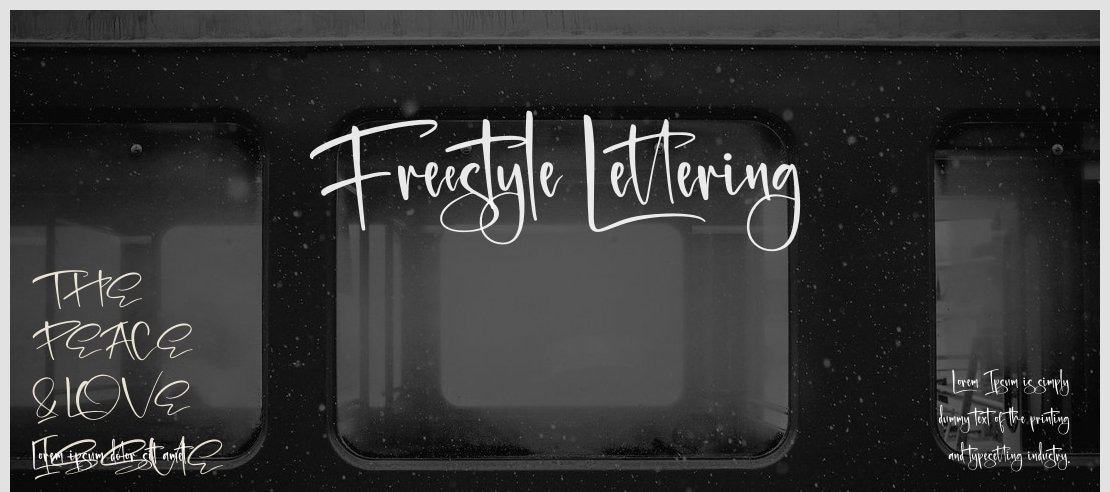 Freestyle Lettering Font Family