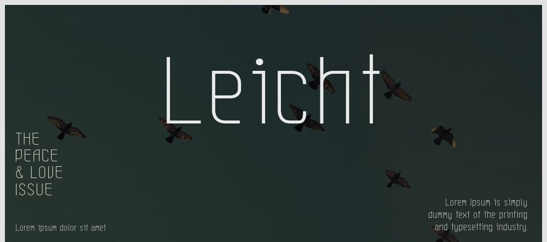 Leicht Font Family