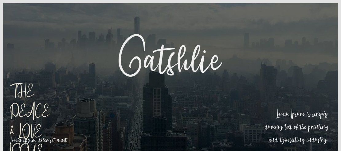 Gatshlie Font