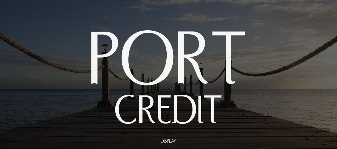 Port Credit Font Family
