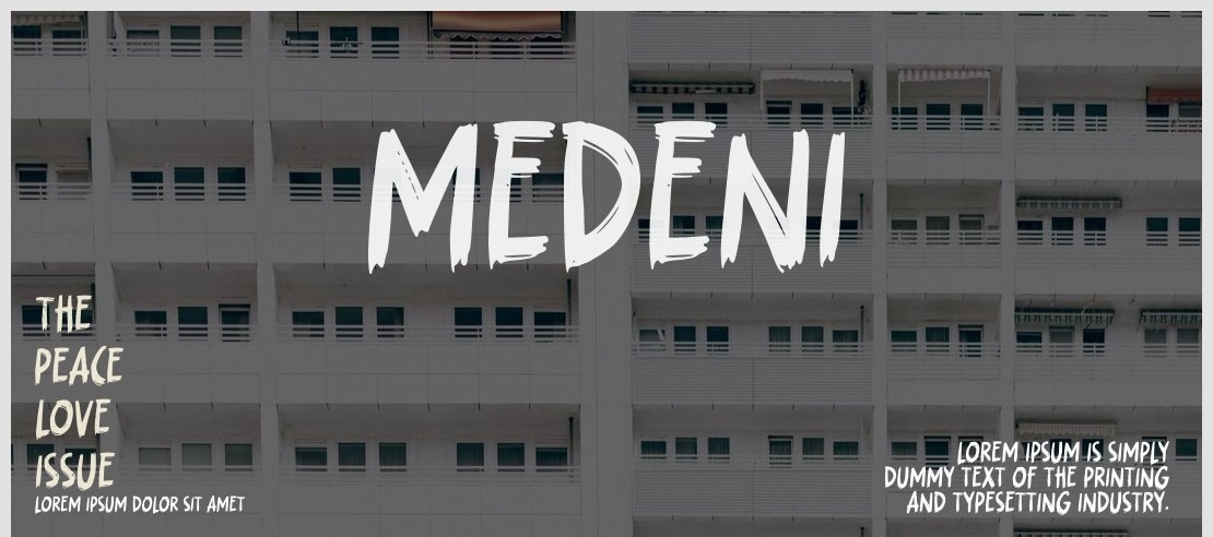 Medeni Font