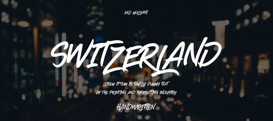 Switzerland Font