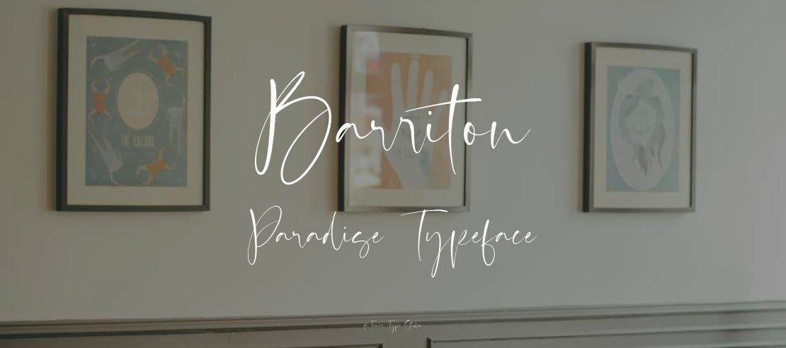 Barriton Paradise Font