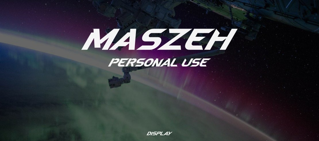 Maszeh Personal Use Font