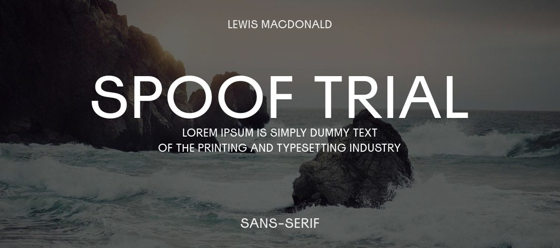 Spoof Trial Font Family