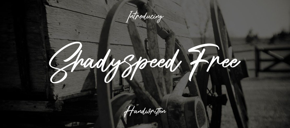 Shadyspeed Free Font