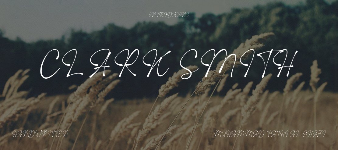 Clark Smith Font