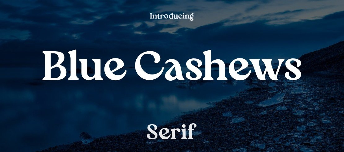 Blue Cashews Font