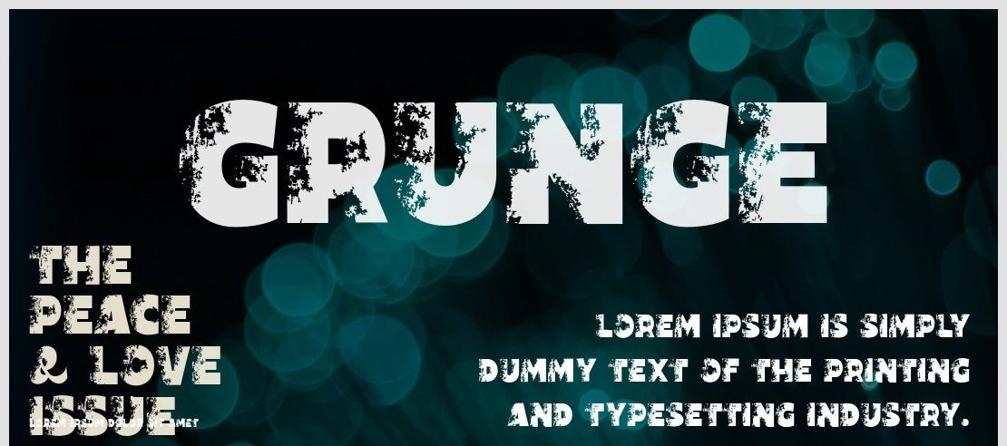 GRUNGE Font