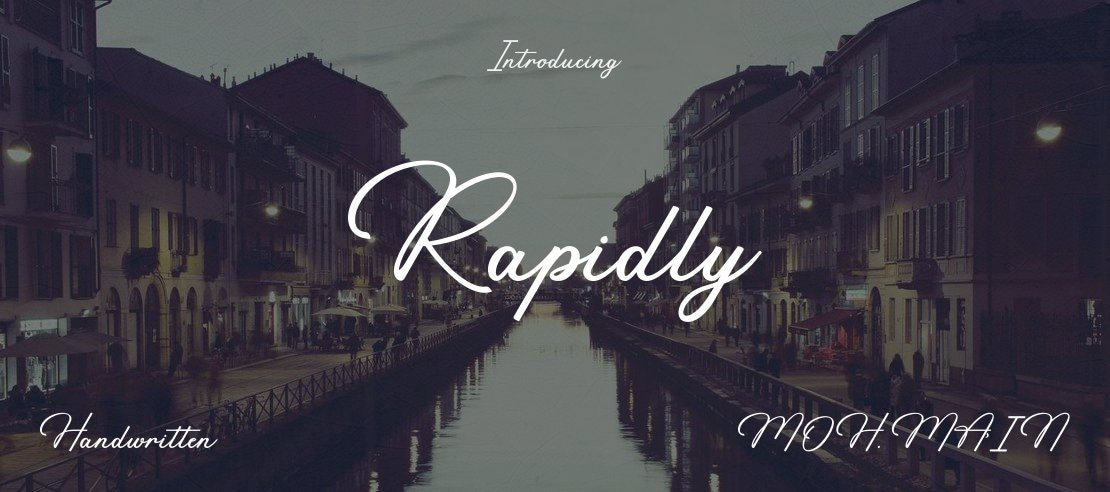 Rapidly Font