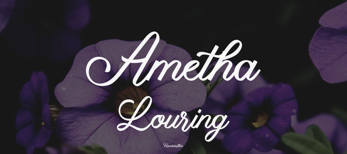 Ametha Louring Font