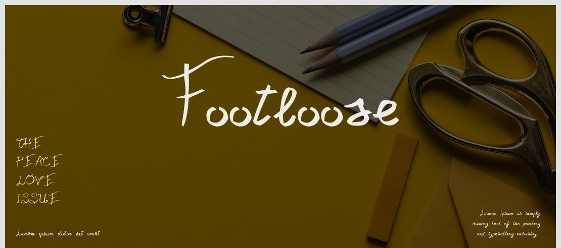 Footloose Font