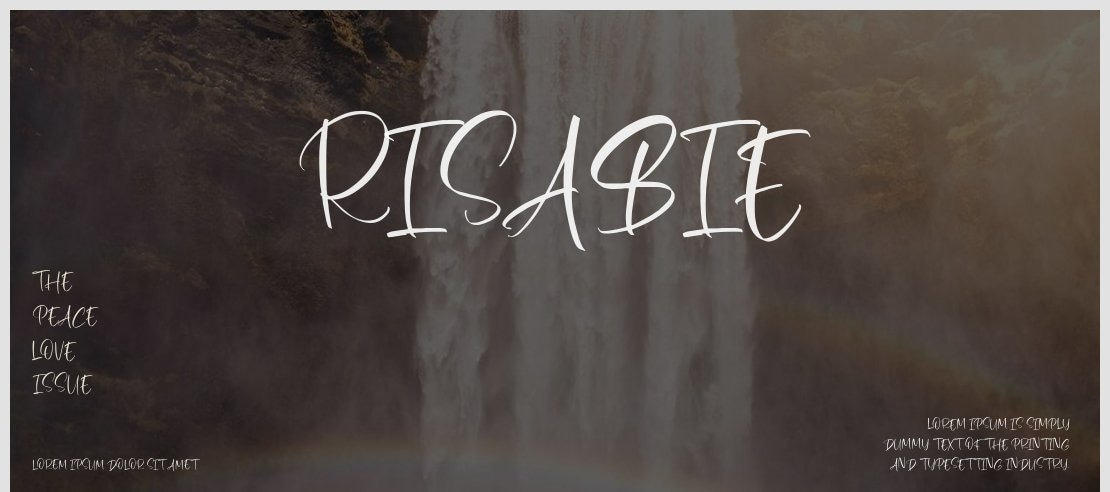 Risabie Font