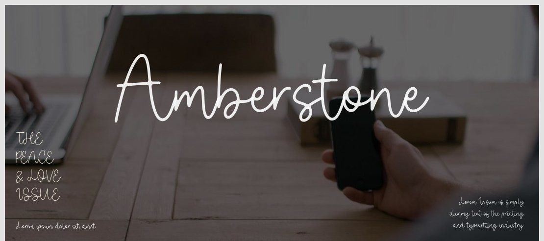 Amberstone Font